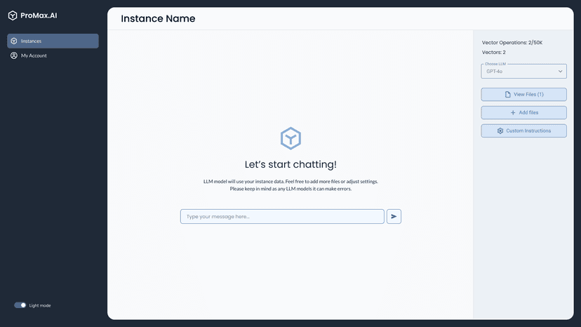 Instance Chat